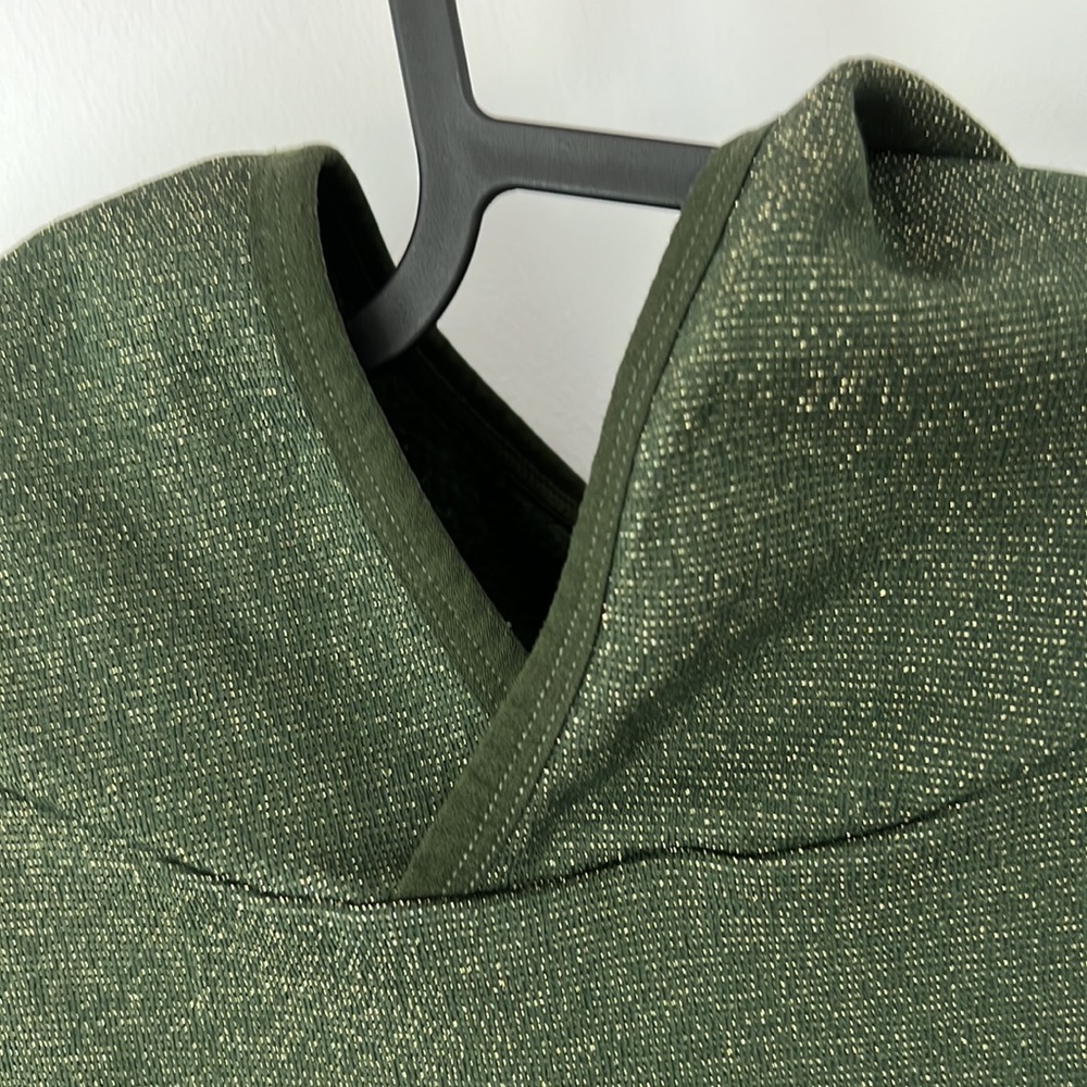 Under Control vest size 1x (one size) Olive green and sparkle detail.